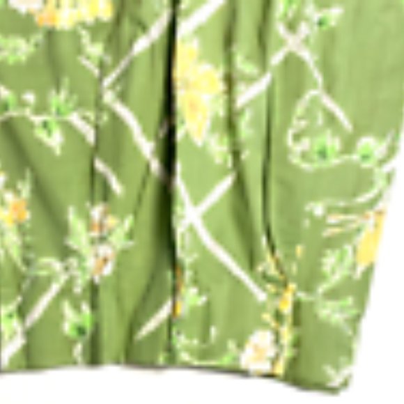 Vintage Sears Roebuck Curtains Pair Pinch Pleat Panels Drapes 60s Rare Green - Picture 3 of 5